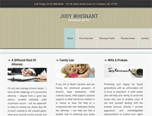 Tablet Screenshot of judywhisnantlaw.com